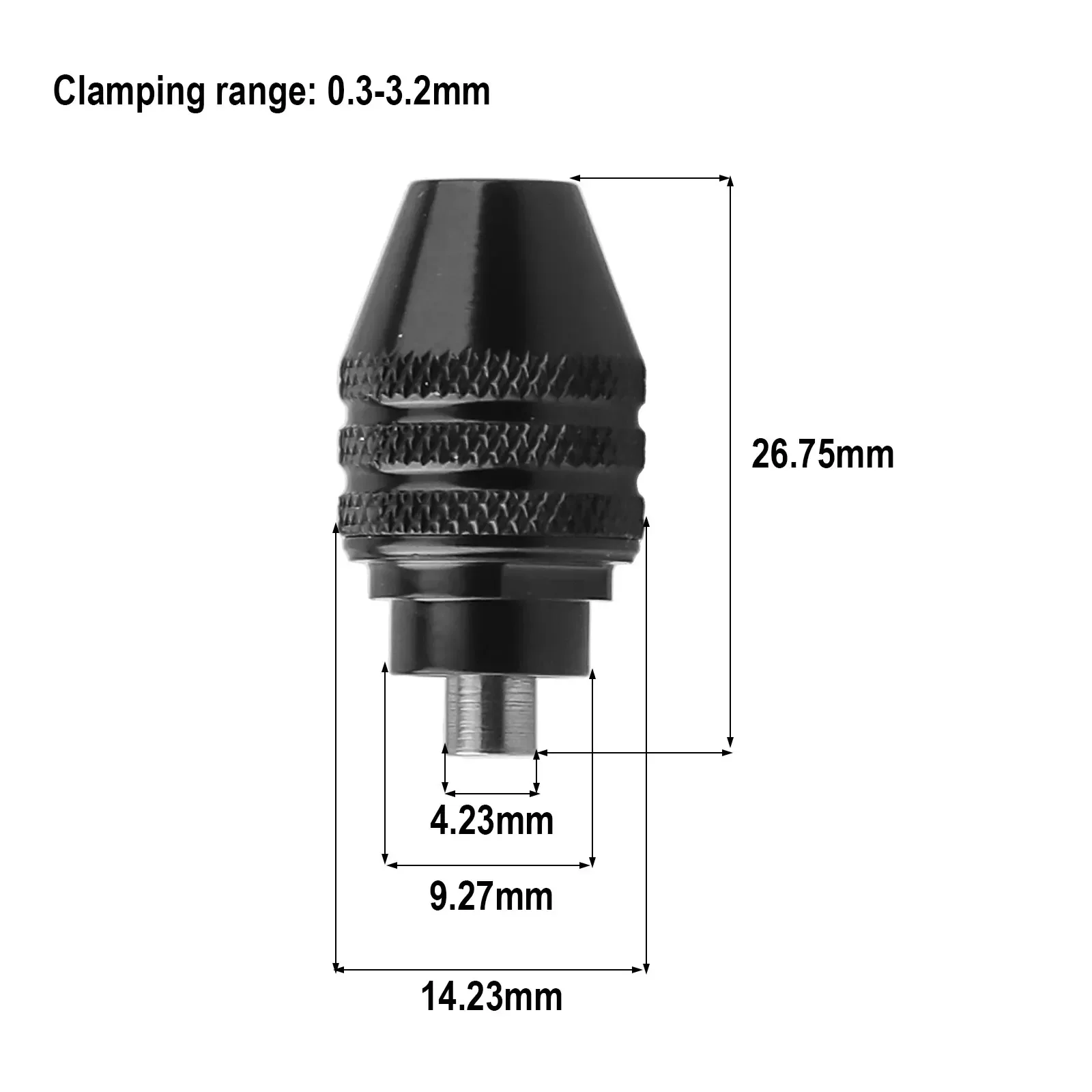 Power Tools Router - 1pc 0.3-3.2mm Multi Drill Chuck For