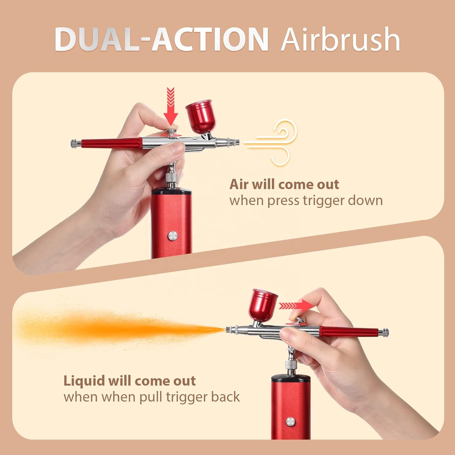Airbrush Kit with Compressor,  - đánh giá và giá Air Compressor Mini
