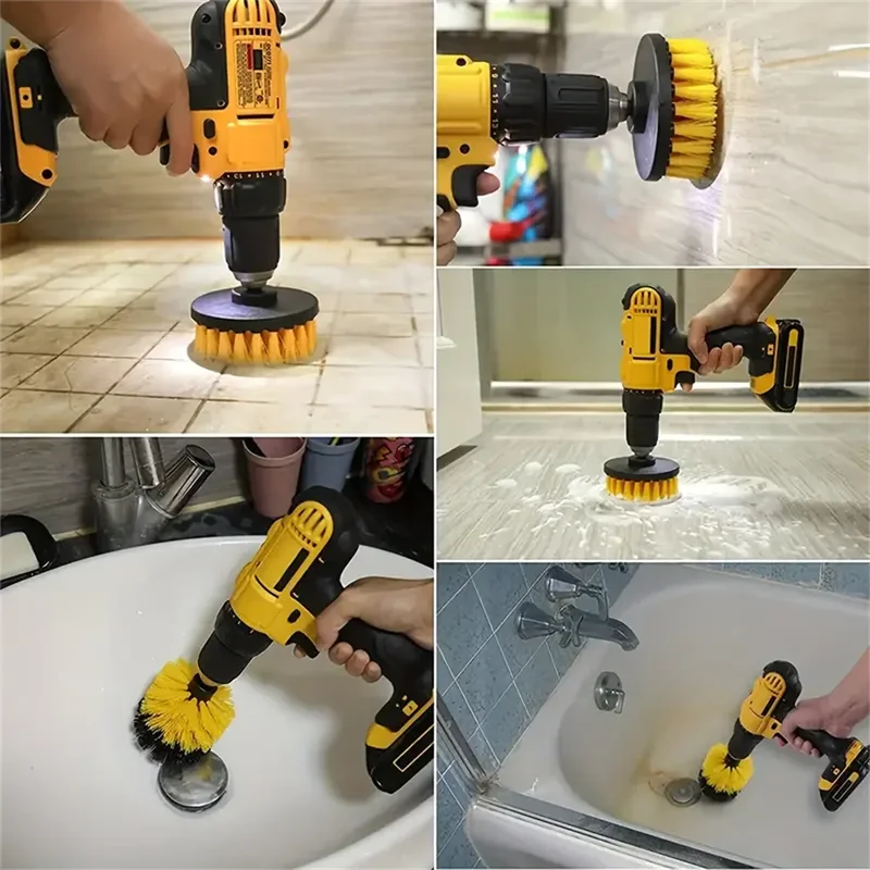 3 Pcs/Set Power Drill Brush Se - đánh giá và giá Power Tools Kit Set
