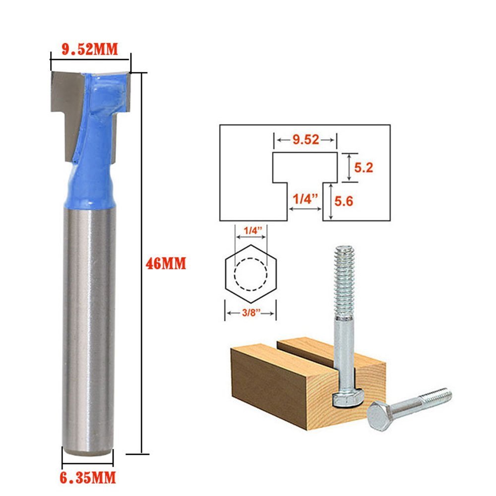 A11I 1/4 inch Shank T-Slot Cut - đánh giá và giá Power Tools Router