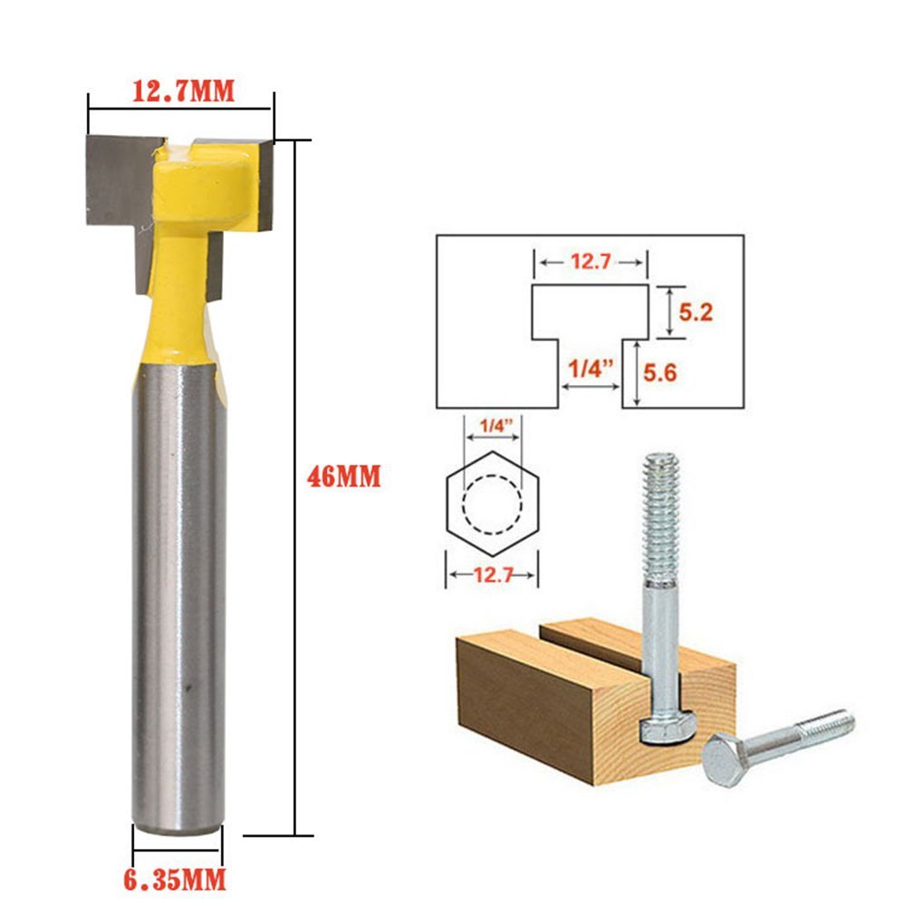 A11I 1/4 inch Shank T-Slot Cut - đánh giá và giá Power Tools Router