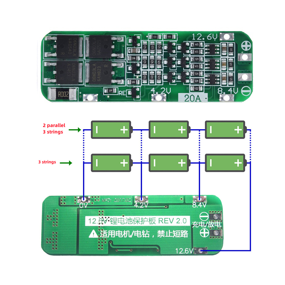 3S 20A Li-ion Lithium Battery  - đánh giá và giá Power Tools Router